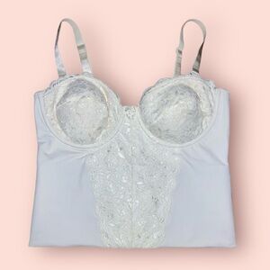 White Lace Bustier